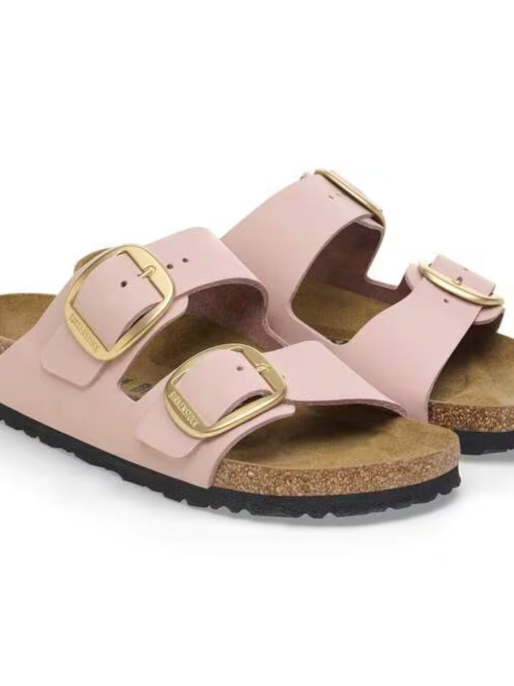 NEW Birkenstock Arizona BIG BUCKLE Slide Sandal Soft Pink 38 Womens 7 to 7.5 - Picture 3 of 4